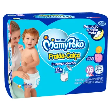 Fralda Calça MamyPoko Super Proteção XG 24 Unidades