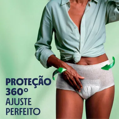 Roupa &Iacute;ntima Plenitud Classic para Incontin&ecirc;ncia Moderada Severa Tamanho G/XG 32 Unidades Leve Mais Por Menos