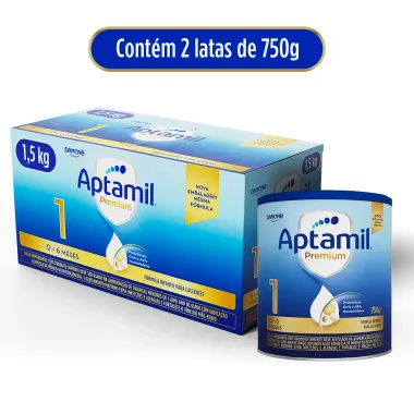 Fórmula Infantil Aptabox Aptamil Premium 1 0-6 meses 1,5 kg