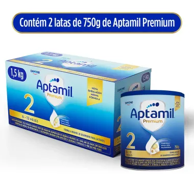 Fórmula Infantil Aptabox Aptamil Premium 2  6-12 meses  1,5 kg