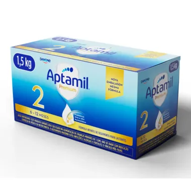 Fórmula Infantil Aptabox Aptamil Premium 2  6-12 meses  1,5 kg