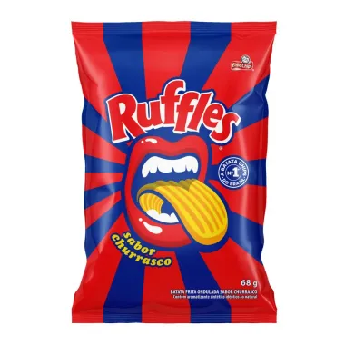 CHIPS BATATA RUFFLES CHURRASCO 68G