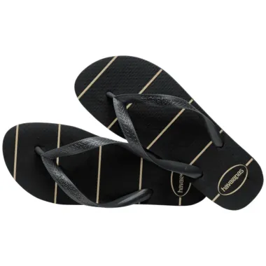 Sandália Havaianas Color Essential Preto Tamanho 43/44
