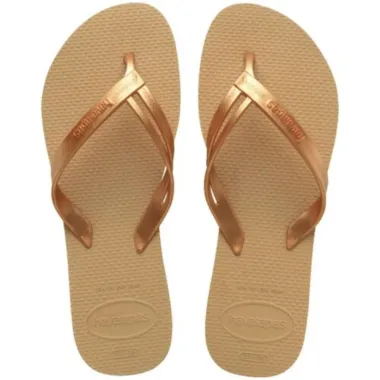 Sandálina Havaianas Elegance Dourado Tamanho 37/38