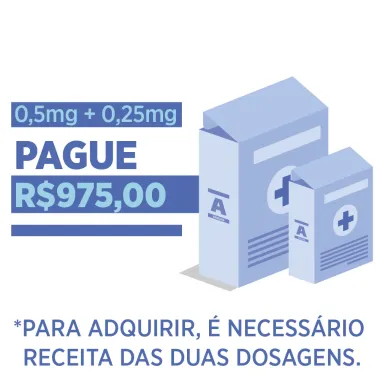 Wegovy 0,5mg Semaglutida com 4 Doses Injet&aacute;veis
