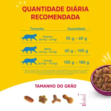 Ra&ccedil;&atilde;o para Gatos Castrados Friskies Purina Adultos Sabor Mix de Carnes 3kg