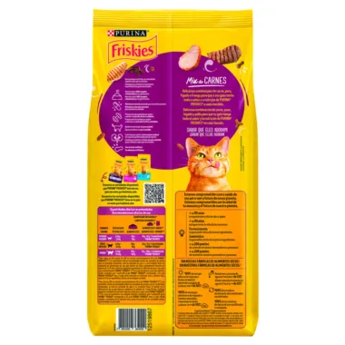 Ração Gatos Castrados Friskies Mix de Carnes 3kg_3