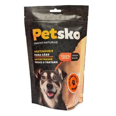 Snacks Naturais Petsko Mastiáveis para Cães  Colágeno 80g