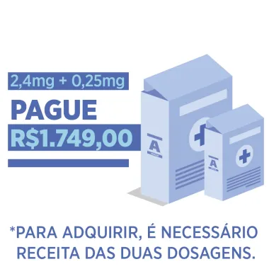 Wegovy 2,4mg Semaglutida com 4 Doses Injet&aacute;veis
