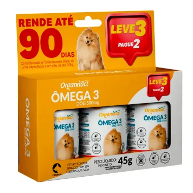 OMEGA 3 DOG ORGANNACT 500MG L3P2