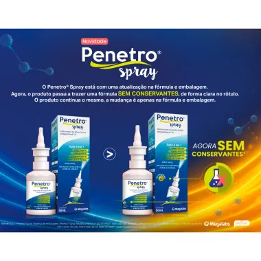 Penetro Spray A&ccedil;&atilde;o 4 em 1 com 50ml