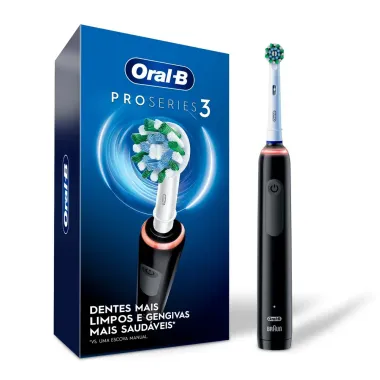 Escova Dental Elétrica Oral-B Pro Series 3 Recarregável e Refil