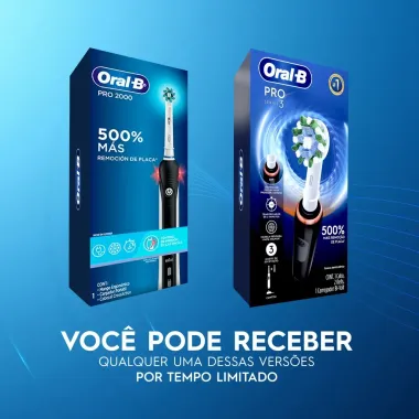 Escova Dental Elétrica Oral-B Pro Series 3 Recarregável e Refil