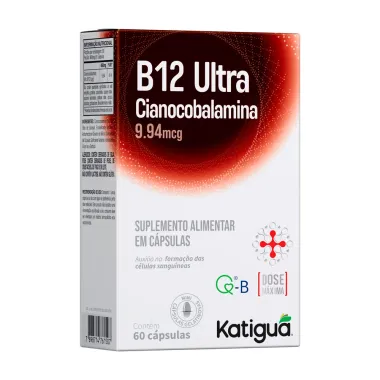 Vitamina B12 Ultra Katiguá 60 Cápsulas