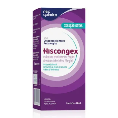 Hiscongex Gotas com 20ml