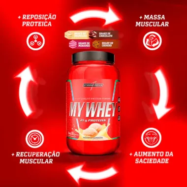 My Whey Integralmedica 21g de Prote&iacute;na Sabor Chocolate 900g