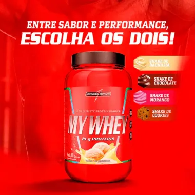 My Whey Integralmedica 21g de Prote&iacute;na Sabor Baunilha 900g