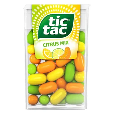 Pastilha Tic Tac Citrus Mix 14,5g