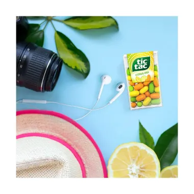 Pastilha Tic Tac Citrus Mix 14,5g