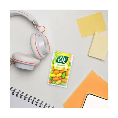 Pastilha Tic Tac Citrus Mix 14,5g