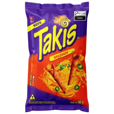 SALG TAKIS XPLOSION QUEIJO/PIM  56G