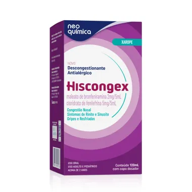 Hiscongex Xarope com 120ml