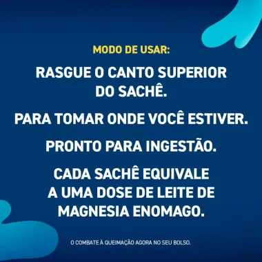 Leite de Magn&eacute;sia EnoMagno Sabor Tradicional 10ml