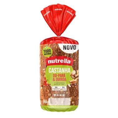 Pão Nutrella Castanha do Pará e Quinoa 350g