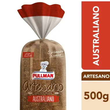 Pão de Forma Pullman Artesano Australiano 500g