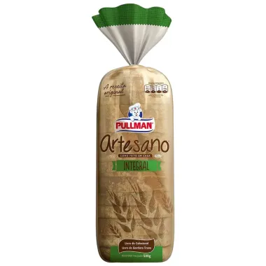 Pão Pullman Artesano Integral 500g