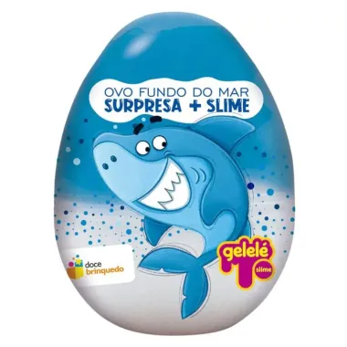 Slime Gegelé Ovo Surpresa Fundo do Mar