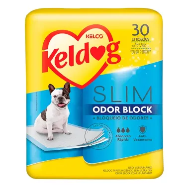 Tapete Higiênico Kelco Keldog Slim Odor Block 30 Unidades