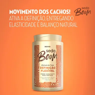 Creme para Pentear Hidratante Seda Boom Defini&ccedil;&atilde;o Flex&iacute;vel 1kg