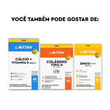 Lavitan Vitamina D3 2.000UI com 30 Comprimidos Revestidos