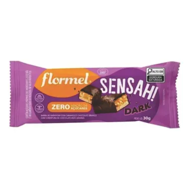 Barra de Amendoim Flormel Pro Sensah! Dark 30g