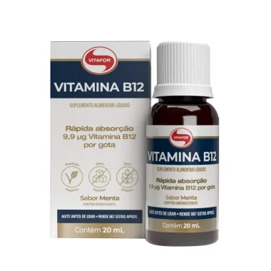 Vitamina B12 Vitafor Sabor Menta com 20ml