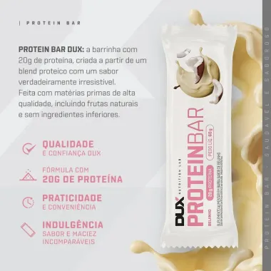 Barra de Proteína Dux Proteinbar Beijinho 20g de Proteína com 60g