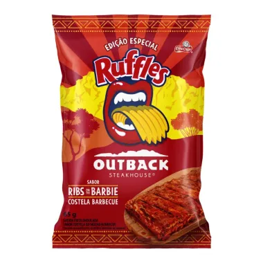 CHIPS RUFFLES OUTBACK COST/BARB 65G