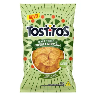 Salgadinho Tostitos  Sabor Toque de Pimenta Mexicana 110g