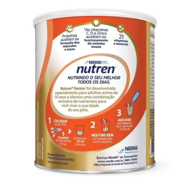 Nutren Senior Zero Lactose Sem Sabor 2 Unidades de 740g Cada