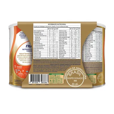 Nutren Senior Zero Lactose Sem Sabor 2 Unidades de 740g Cada