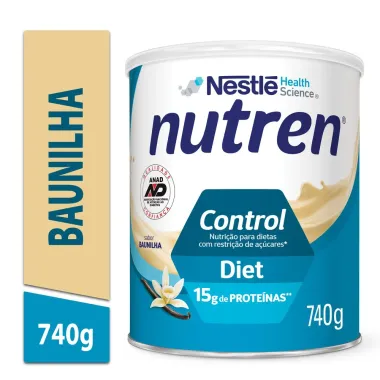 Nutren Control Diet Baunilha Complemento Alimentar 740g