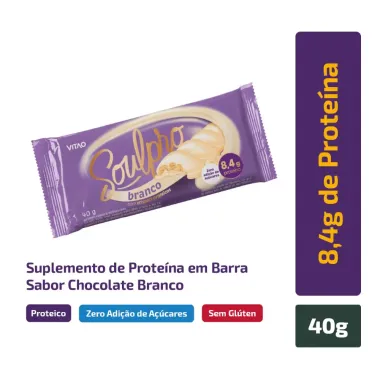 Chocolate Vitao Soulpro com Crispies Proteicos 8,4g de Proteína ao Leite 40g