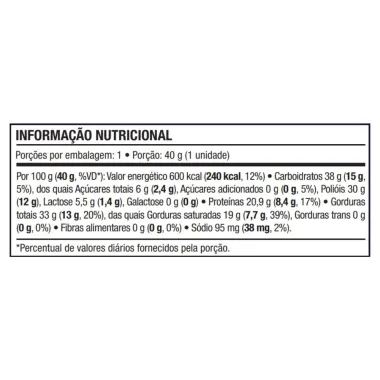 Chocolate Vitao Soulpro com Crispies Proteicos 8,4g de Proteína ao Leite 40g