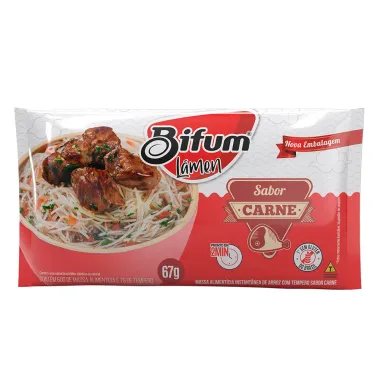 MASSA INST BIFUM LAMEN CARNE 67G