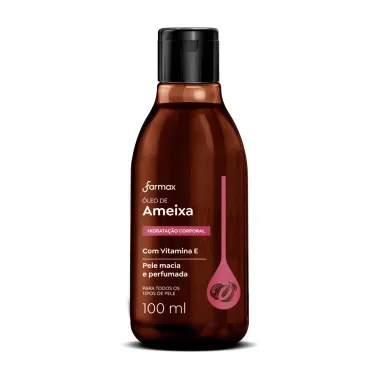 Óleo de Ameixa Farmax Hidratante Corporal Para Todos os Tipos de Pele 100ml