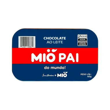 Chocolate Ao Leite Mió Pai do Mundo Lata 60g