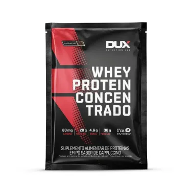 Whey Protein Concentrado Dux Cappuccino Sachê 30g