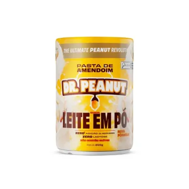 Dr. Peanut Pasta de Amendoim Avelã 250g e Pasta de amendoim Leite em Pó 250g Ganhe 1 Bowl Exclusivo