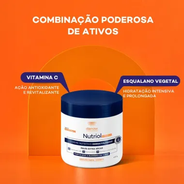 Creme Darrow Nutriol Intensivo Nutritivo Dermatol&oacute;gico Peles Extra Secas 400g